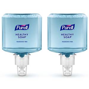 lot 48820 image: PURELL Brand HEALTHY SOAP Gentle & Free Foam, Fragrance Free, 1200 mL Hand Soap Refill for PURELL ES4 Manual Soap Dispenser (Pack of 2) - 5072-02 - Manufactured by GOJO, Inc. - Retail $36