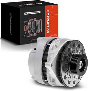 lot 61710 image: A-Premium Alternator Compatible with Cadillac DeVille 1994-1997, Seville 1993-1997, Eldorado, V8 4.6L, 12Volt 140Amp Clockwise 6-Groove Pulley - Retail $140