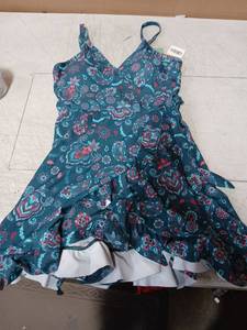 lot 41644 image: SHEKINI Womens Paisley Print Swimdress Size M - Retail $15