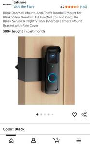 lot 41673 image: Doorbell Mount Bracket - Retail $8