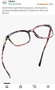lot 41674 image: LifeArt Blue Light Blocking Computer Reading Glasses 5 pcs - Retail $15