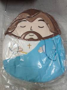 lot 41748 image: Jesus Christ Religious Plush Pillow - Retail $15