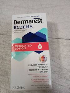 lot 41754 image: Dermarest Eczema Anti-Itch Lotion 4 FL OZ - Retail $8