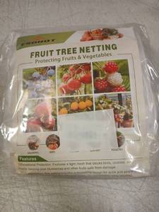 lot 41778 image: Fruit Tree Protection Netting for Garden Plants - Retail $8