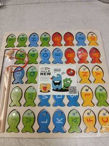 lot 41779 image: Educational Fish-Shaped Learning Game with Letters and Numbers - Retail $15