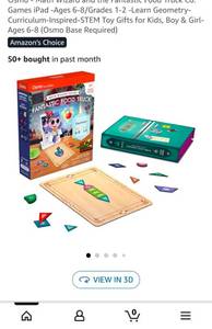 lot 43862 image: Osmo Math Wizard and the Fantastic Food Truck Educational Game - Retail $25