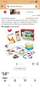 lot 43868 image: Osmo Little Genius Starter Kit for iPad Educational Learning Games - Retail $40