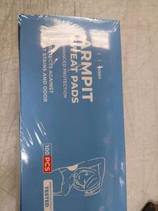 lot 43877 image: RMPIT Sweat Pads Advanced Protection 100 Count - Retail $15