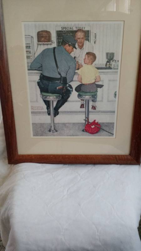 lot 16078 image: Norman Rockwell print