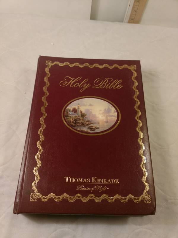 lot 16076 image: Thomas Kincaid Holy Bible