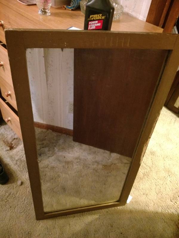 lot 16174 image: Vintage Mirror Heavy