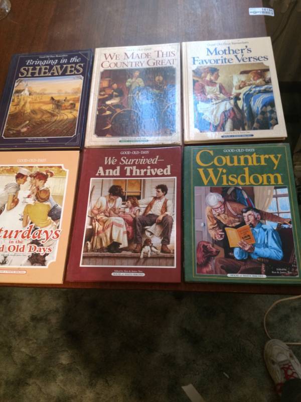 lot 16186 image: Lot of 6 books Good Ole Days
