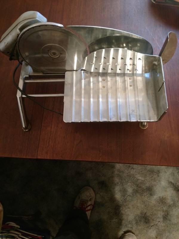 lot 16194 image: Metal Meat Slicer