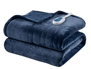lot 9259 image: Electric Heated Blanket with Controller - Retail $25