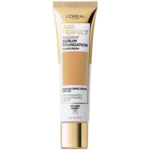 L'Oreal Paris Age Perfect Radiant Serum Foundation with SPF 50, Golden Honey, 1 Ounce - Retail: $15