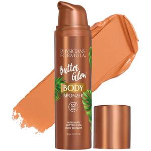 lot 27030 image: Physicians Formula Butter Glow Body Bronzer, Waterproof & Transfer-Proof, Sunless Bronze Perfection, Ultra-Creamy & Skin-Perfecting Formula for a Radiant Glow, Cruelty Free - LightMedium - Retail $22