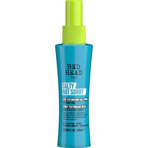 lot 27031 image: Bed Head by TIGI Salty Not Sorry Texturizing Salt Spray for Natural Undone Hairstyles, 3.38 fl oz - Retail $17