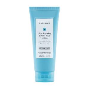 lot 27074 image: Naturium Skin-Renewing Retinol Body Lotion, Advanced Firming Anti-Aging Skin Care, with Encapsulated Retinol & Shea Butter, 8 oz - Retail $26