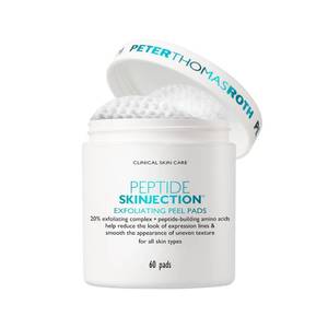 Peter Thomas Roth Peptide Skinjection Exfoliating Peel Pads, For Smoothing Expression Lines & Emerging Wrinkles, Fragrance-Free, Alcohol-Free, For All Skin Types - Retail: $48