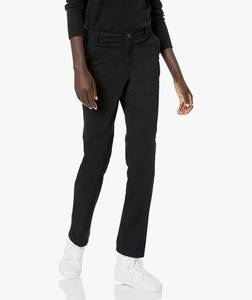 lot 27139 image: Amazon Essentials Womens Slim Fit, Straight Leg Mid-Rise Stretch Twill Chino Pant - Retail $0