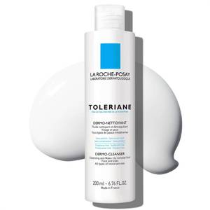 lot 27147 image: La Roche-Posay Toleriane Dermo Facial Cleanser for Face & Eyes, Gentle Face Wash and Makeup Remover, Milky Texture, Fragrance Free, Preservative Free - Retail $26