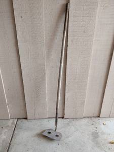 lot 53 image: Steel Ice Scraper with Long Handle