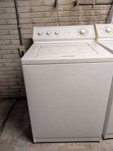 Heavy duty extra large capacity Plus Whirlpool washer. In basement