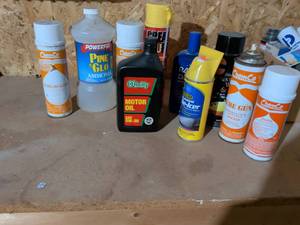 lot 108 image: Mixed Automotive and Cleaning Chemicals Lot