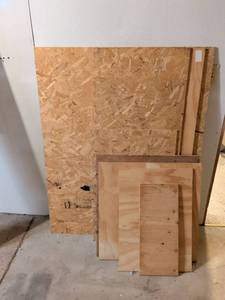 lot 167 image: Mixed Wood Panel Lot OSB and Plywood Sheets