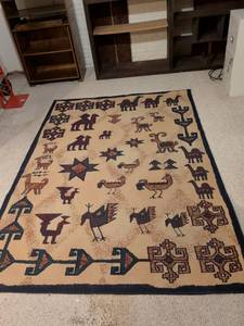lot 171 image: Southwestern Animal Motif Area Rug