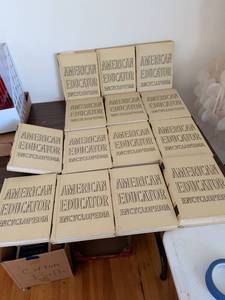 lot 197 image: American Educator Encyclopedia Complete Set