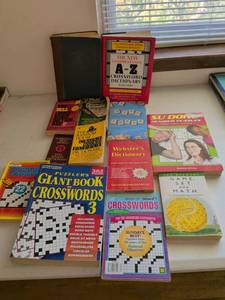 lot 206 image: Word Games and Puzzle Books Collection