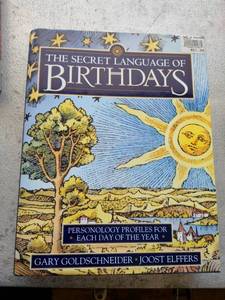 lot 213 image: The Secret Language of Birthdays Book by Gary Goldschneider