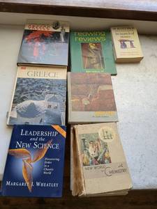 lot 214 image: Mixed Book Collection - Science, History, Leadership, Chemistry, and Spirituality