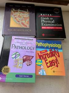 lot 223 image: Medical Textbook Collection - Microbiology, Pathology, Physical Examination, Pathophysiology