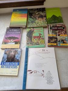 lot 227 image: Mixed Book Collection Nature Wildlife Self-Help Adventure Guide