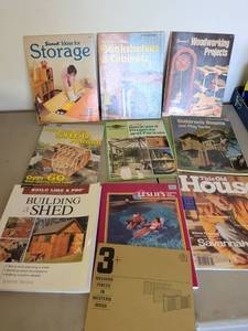 lot 262 image: DIY Home Improvement and Woodworking Book Collection