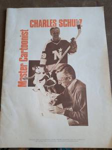 lot 264 image: Charles Schulz Master Cartoonist Art Instruction Book 1975