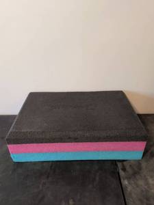 lot 301 image: Layered Foam Exercise Block with Grip Holes