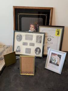 lot 308 image: Mixed Picture Frame Lot Various Sizes