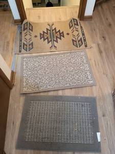 lot 348 image: Mixed Style Area Rugs Collection Set of 3