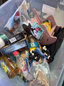 lot 89 image: Mixed Household Items and Decorative Objects Lot - Tote Not Included - Retail $15