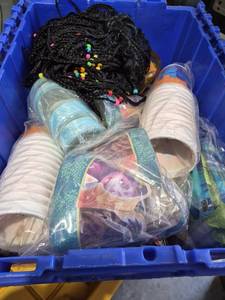 lot 95 image: Mixed Arts and Crafts and Party Favors Lot - Tote Included - Retail $15