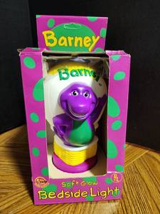 lot 118 image: Barney Soft Glow Bedside Light - Retail $15