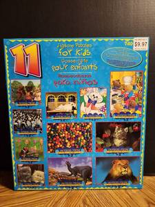 lot 119 image: 11 Jigsaw Puzzles for Kids Set - Animals and Characters - Sealed