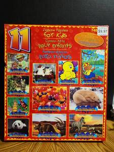 lot 120 image: 11 Piece Childrens Jigsaw Puzzle Set