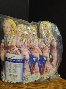 lot 123 image: Hallmark American Spirit Collection Harriet Beecher Stowe Connecticut Doll Set - Retail $15