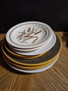 lot 175 image: Mixed Dinnerware Plate Set Collection - Retail $25