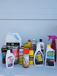 lot 197 image: Mixed Lot of Automotive and Household Chemical Products - Retail $25
