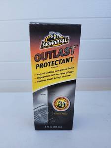 lot 201 image: Armor All Outlast Protectant 8 FL OZ Car Interior Plastic UV Protection - Retail $6